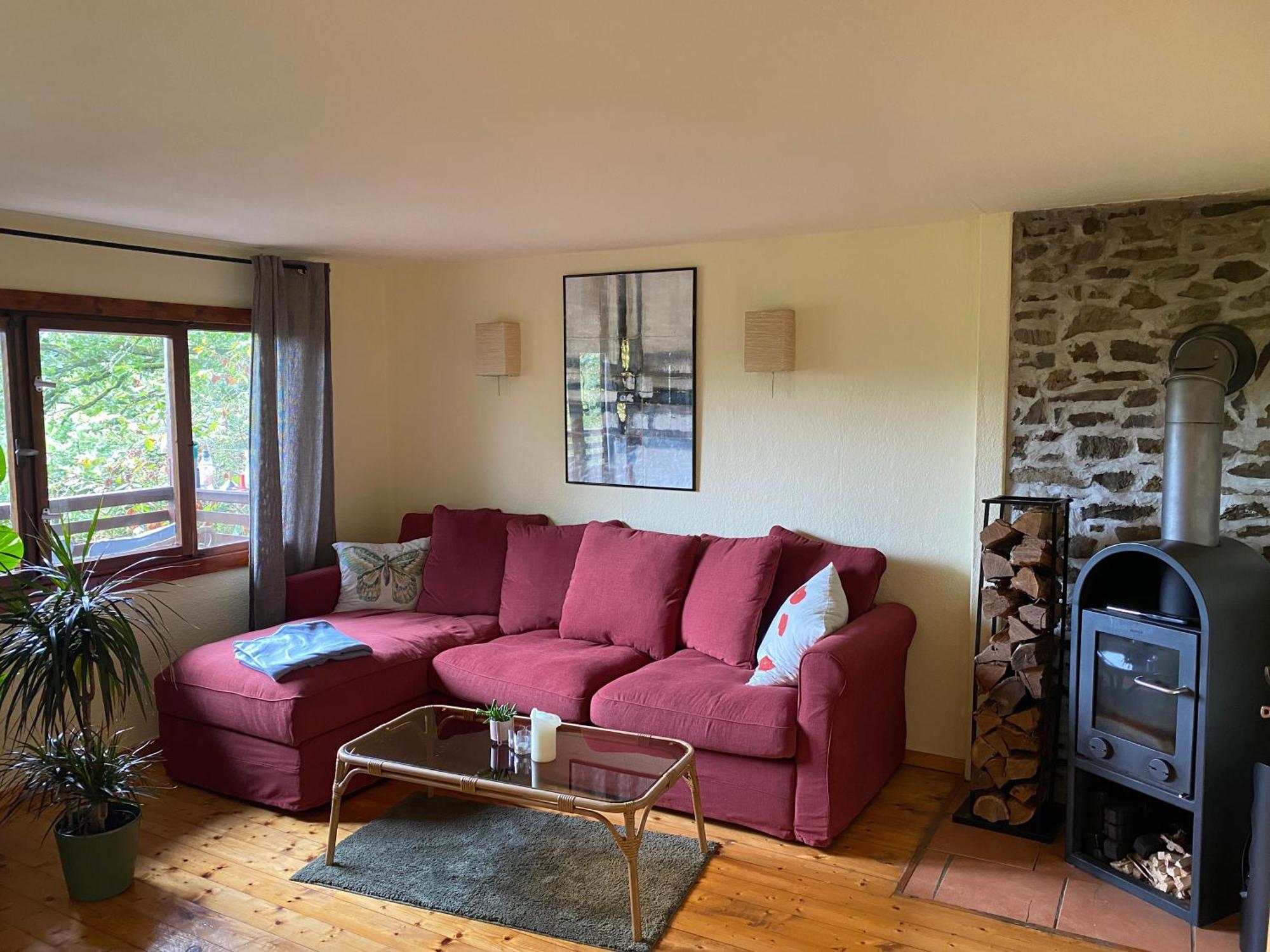 Autarke, Idyll. Huette Mit Kamin+Aussicht Villa Dausenau Luaran gambar